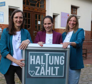 Christina Scheele, Susanne Thiemann und Nicole Feldmann-Patzke